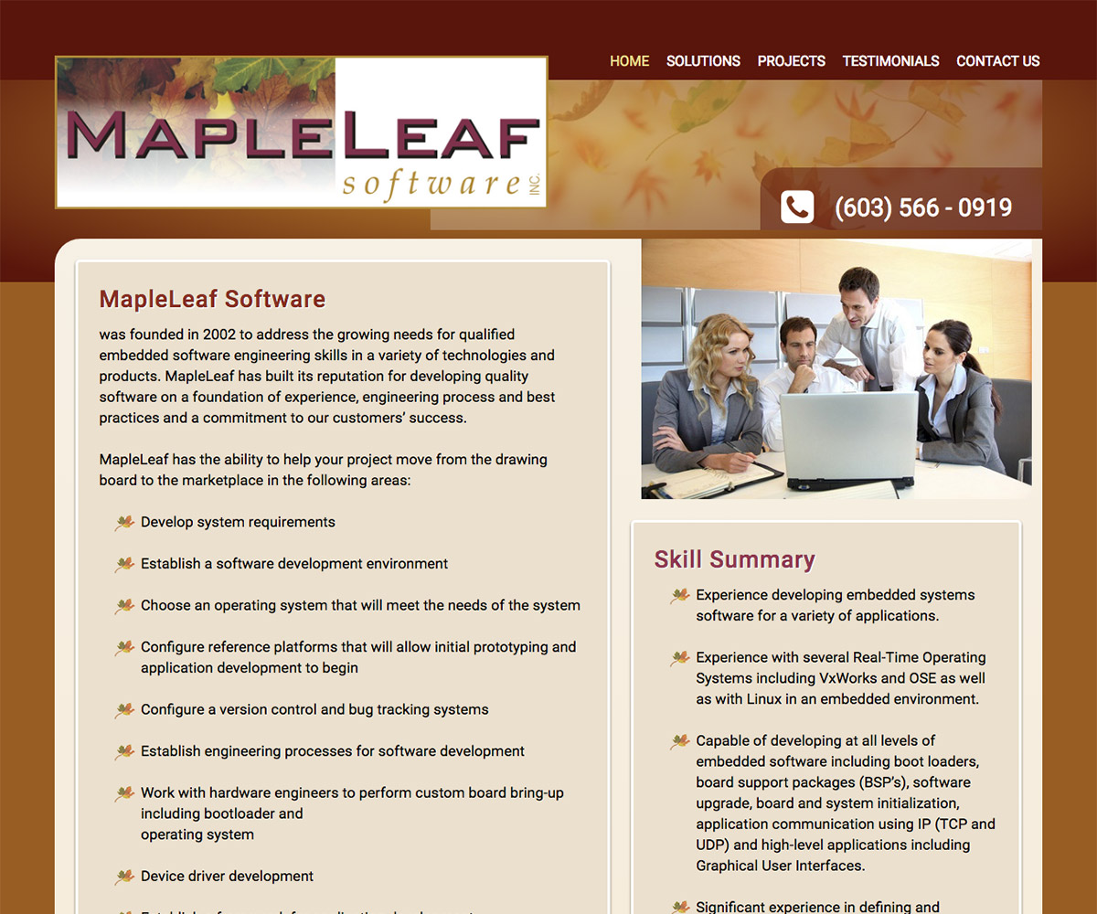 maple leaf software company